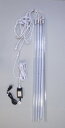 【イルミネーション】ドロップライト60cm【ホワイト】【白】【ホワイトコード】【きれい】【美しい】【光】【冬】【クリスマス】【パーティー】【イベント】【飾り】【...