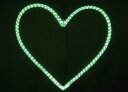 イルミネーション ハート70cm緑 グリーン 2Dモチーフ きれい 美しい 光 冬 クリスマス パーティー イベント LED 飾り エコ 電飾 野外 屋外 雑貨...