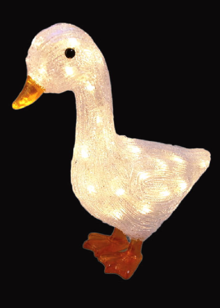イルミネーション　アヒル動物　アニマル　3Dモチーフ　きれい　美しい　光　冬　クリスマス　パーティー　イベント　LED　飾り　エコ　電飾　野外　屋外　雑貨　グッズ　かわいい
