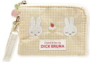 【送料無料】【miffy】【ミッフィー】 【チェックシリーズ】デイリーポーチ【アイボリー】【ディック・ブルーナ】【アニメ】【ポーチ】【ケース】【小物入れ】【パスケース】【定期入れ】【カード入れ】【収納】 【化粧】【コスメ】【雑貨】【グッズ】【かわいい】(4)