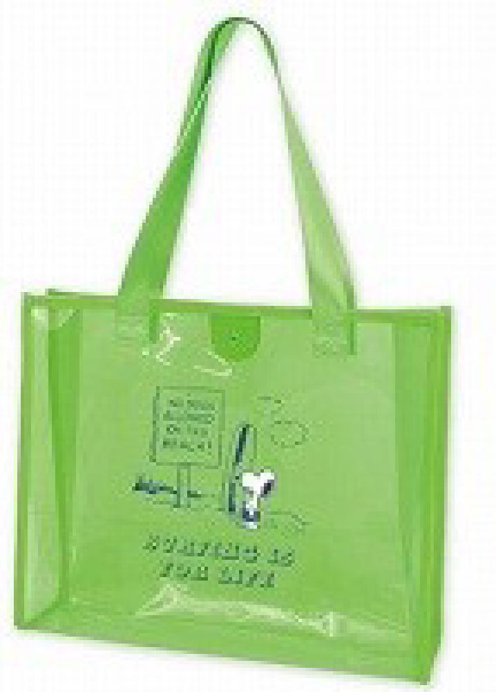 【スヌーピー】【SNOOPY】クリアトート【L】【グリーン】【緑】【サーフ】【ウッドストック】【ピーナッツ】【すぬーぴー】【キャラクター】【カバン】【かばん】【鞄】【バッグ】【収納】【お出かけ】【アウトドア】【雑貨】【グッズ】【かわいい】