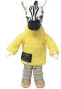 【送料無料】 Team ZAP Animals マスコットZebra ゼブラ シマウマ 動物 アニマル キーホルダー キーリング チャーム 鍵 ぬいぐるみ 人形 ドール 雑貨 グッズ かわいい|詳細画像
