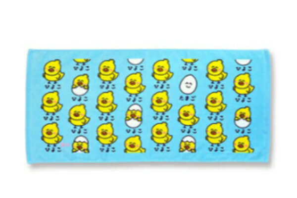 【送料無料】【おえかきさん】フェイスタオル【ひよこさん】【たおる】【海】【プール】【アウトドア】【子供】【キッズ】【雑貨】【グッズ】【かわいい】