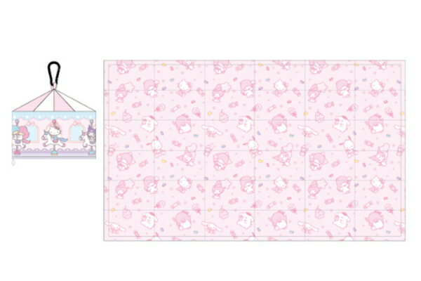 【送料無料】【サンリオキャラクターズ】ポーチ付きブランケット【たのしいメリーゴーランド】【ひざ掛け】【膝掛け】【ひざかけ】【マット】【ブランケット】【毛布】【冬】【お昼寝】【雑貨】【グッズ】【かわいい】