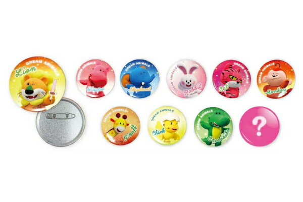 【送料無料】　【クジ】　たべっ子どうぶつ　缶バッジTHE MOVIE　動物　アニマル　お菓子　缶　缶バッチ　バッチ　バッジ　カンバッジ　カンバッチ　【くじ】　ランダム　雑貨　グッズ　かわいいのサムネイル