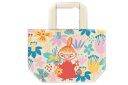 【ムーミン】【Moomin】マチ付きバッグ【カラフルフラワー】【リトルミイ】【アニメ】【絵本】【キャラクター】【かばん】【カバン】【鞄】【収納】【トート】【弁当入れ】【ランチバッグ】【アウトドア】【雑貨】【グッズ】【かわいい】(3)