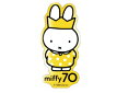 【日本製】 miffy ミッフィー キャラクターステッカーセット 5枚セット 水玉 王冠 ナインチェ ウサギ アニメ キャラステ シール 文房具 雑貨 グッズ かわいい
