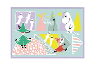 【送料無料】 ムーミン Moomin ひざ掛け夢で会いましょう リトルミイ アニメ 絵本 キャラクター 膝掛け ひざかけ 肩掛け マット 毛布 冬 お昼寝 雑貨 グッズ かわいい