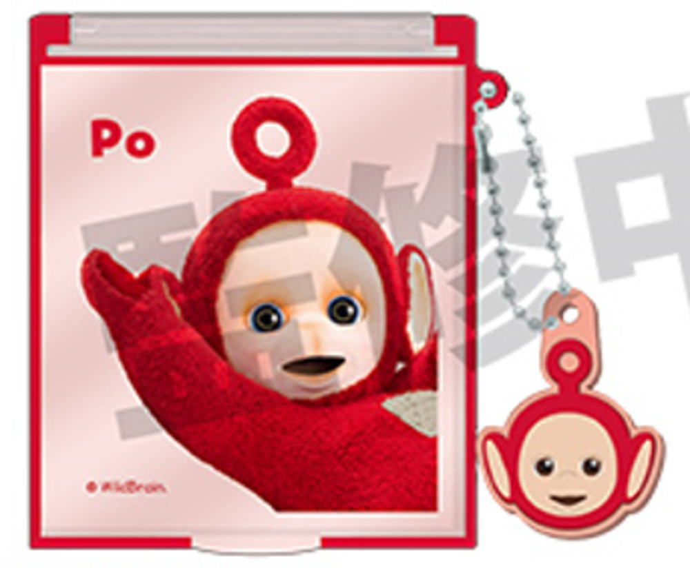 【送料無料】 テレタビーズ マスコット付きMサイズミラーポー 鏡 かがみ 手鏡 コンパクト 折りたたみ コスメ 化粧 メイク 雑貨 グッズ かわいい