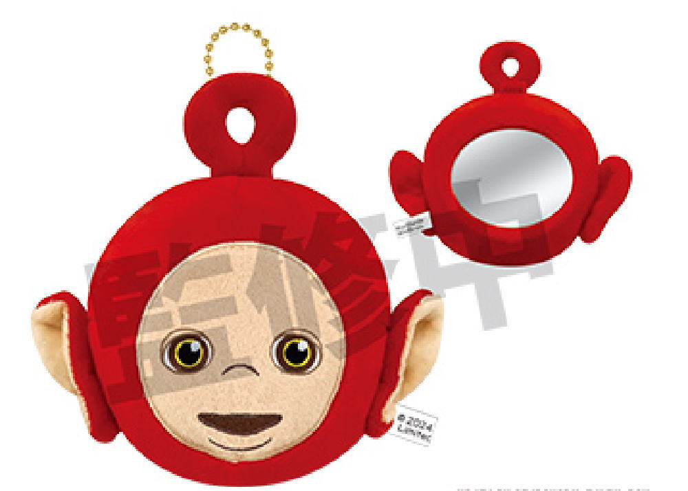 テレタビーズ ぬいぐるみミラーポー 鏡 かがみ マスコット キーホルダー キーリング 雑貨 グッズ かわいい