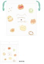 【送料無料】【オリジナル】マチ付き巾着【ねこねこパン屋さん】【動物】【アニマル】【ポーチ】【ケース】【小物入れ】【袋】【収納】【遠足】【アウトドア】【子供】【キッズ】【雑貨】【グッズ】【かわいい】