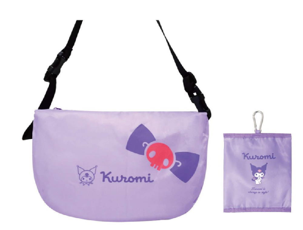 サンリオキャラクターズ　折りたたみショルダーバッグクロミ　バッグ　カバン　かばん　鞄　収納　肩掛..