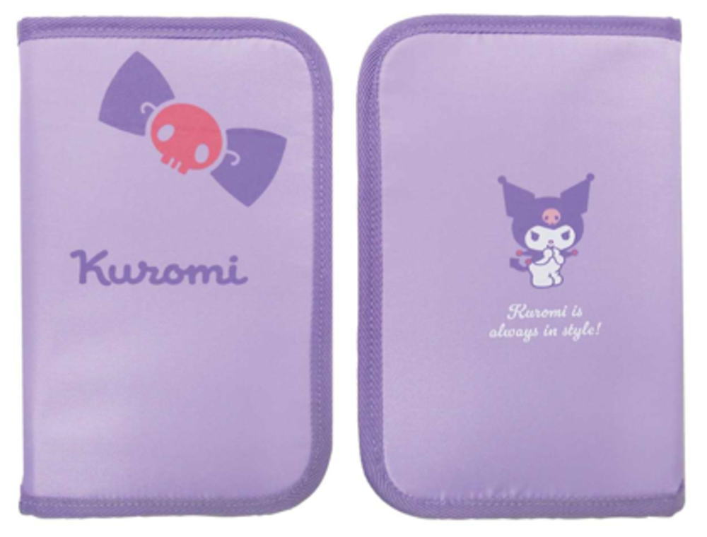 【送料無料】【サンリオキャラクターズ】多機能フラットポーチ【クロミ】【ケース】【マルチケース】【カード入れ】【パスポート入れ】【母子手帳入れ】【整理】【収納】【雑貨】【グッズ】【かわいい】