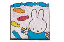 【送料無料】 miffy ミッフィー ミニタオルミッフィーとキャラメル ウサギ ミッフィーちゃん ディック・ブルーナ 絵本 アニメ たおる ハンドタオル ハンカチ 雑貨 グッズ かわいい