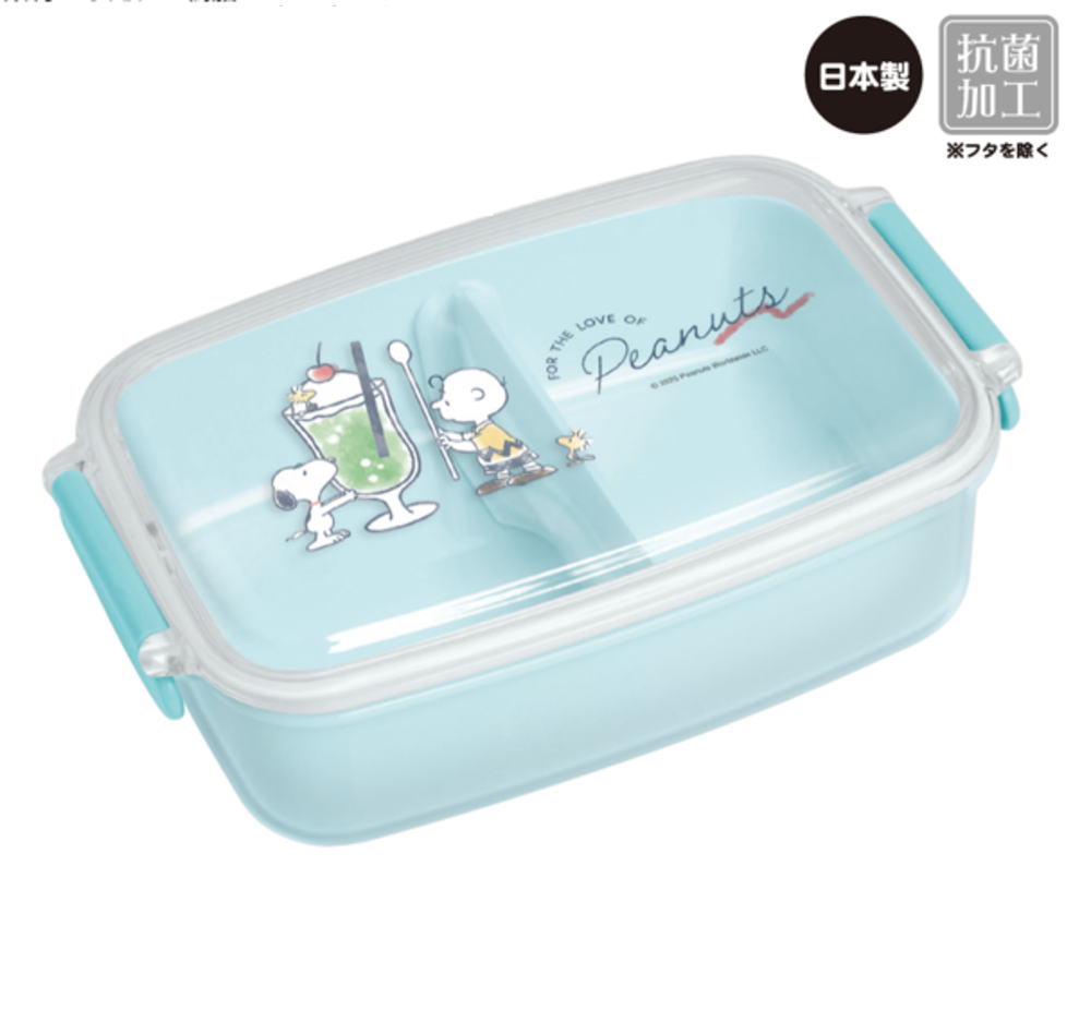 【日本製】　　スヌーピー　SNOOPY　1段ランチボックスdessert time　ピーナッツ　ウッドストック　す..