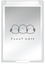 セット商品 3個入り 【日本製】 オリジナル カードミラーS FUNNY MATE シマエナガ かがみ 手鏡 ミニミラー 折りたたみ コスメ 化粧 メイク 雑...
