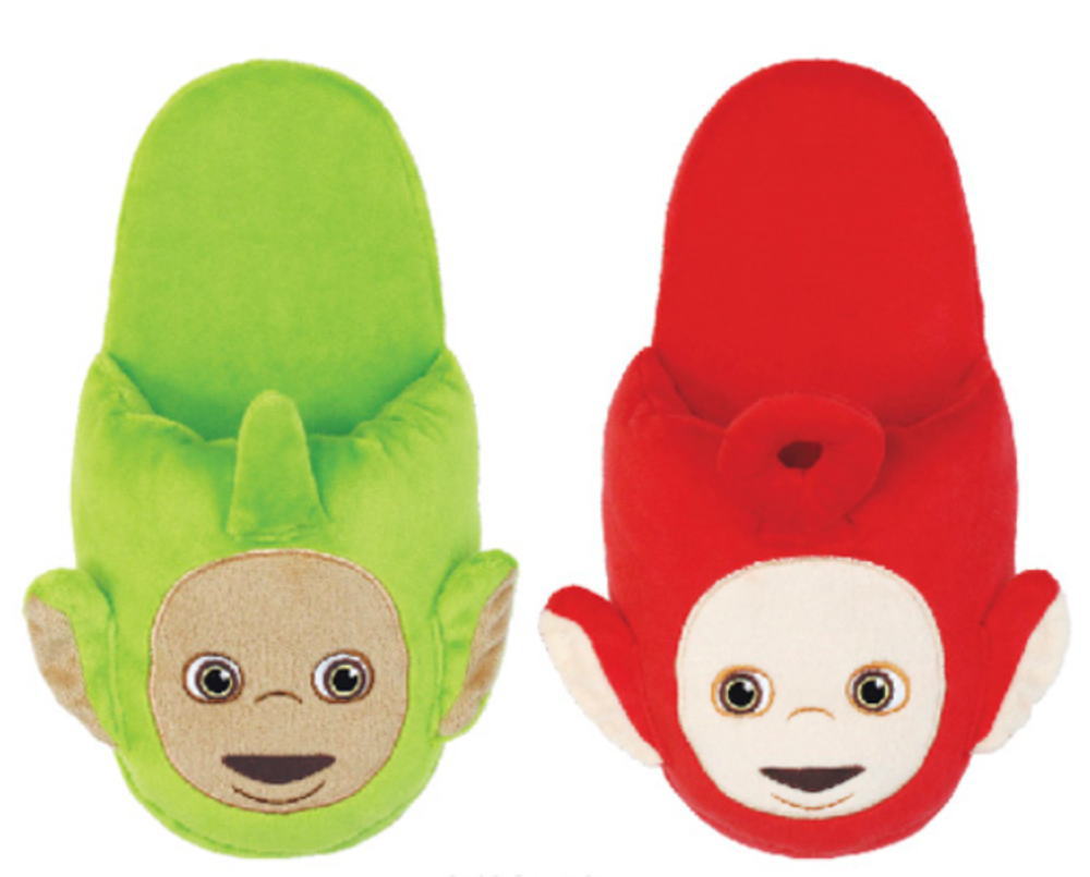 テレタビーズ　ぬいぐるみスリッパディプシーとポー　スリッパ　ルームシューズ　履物　室内　部屋　雑貨　グッズ　かわいい