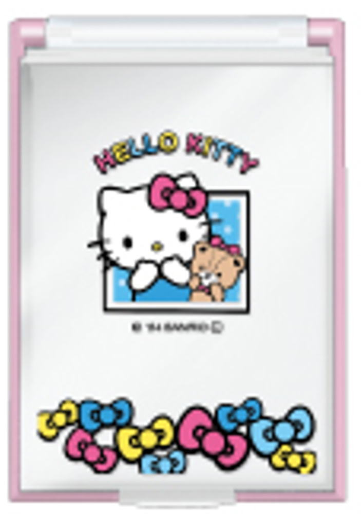 【送料無料】 サンリオキャラクターズ Sサイズミラー6 ハローキティ カードミラー 鏡 かがみ 手鏡 折りたたみ コンパクト コスメ 化粧 メイク 雑貨 グッ...