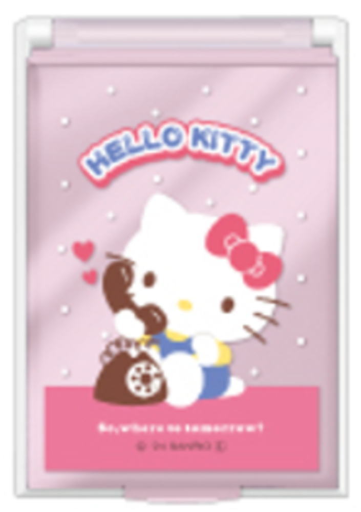 【送料無料】 サンリオキャラクターズ Sサイズミラー21 ハローキティ カードミラー 鏡 かがみ 手鏡 折りたたみ コンパクト コスメ 化粧 メイク 雑貨 グ...