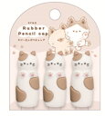 【送料無料】【セット商品】【10組入り】【オリジナル】ラバー鉛筆キャップ【あそぼうねこ】【動物】【アニマル】【えんぴつ】【ペンシル】【筆記用具】【カバー】【ふた...