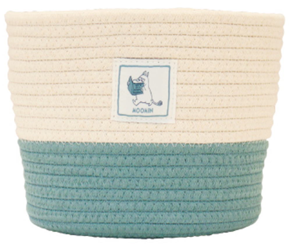 ムーミン　MOOMIN　ロープバスケットM　 アニメ　絵本　キャラクター　かご　ボックス　入れ物　収納　インテリア　雑貨　グッズ　かわいい