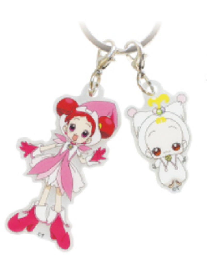 【送料無料】　おジャ魔女どれみ　2チャームキーホルダーアニメ　どれみ×ハナ　キーホルダー　キーリン..