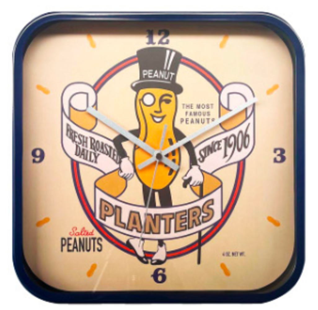 アメリカン雑貨　ウォールクロックPEANUT　アニメ　アメリカ　USA　アメキャラ　時計　とけい　壁掛け..