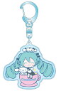 【初音ミク×シナモロール】ぷっくりったいキーホルダー【コーヒーカップ】【サンリオキャラクターズ】【コラボ】【キーリング】【チャーム】【鍵】【雑貨】【グッズ】【かわいい】(4)