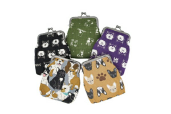 【送料無料】 【クジ】 Ripple リップル がま口財布縦アソートいぬ 動物 アニマル ポーチ ケース 小物入れ 小銭入れ コインケース 収納 サイフ ウォ...