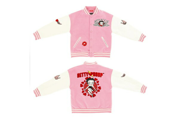 ベティーブープ BETTY BOOP スタジャンL キュートスタイル アメキャラ アニメ アウター ジャンパー 服 レディース メンズ 男女兼用 ファッション ...