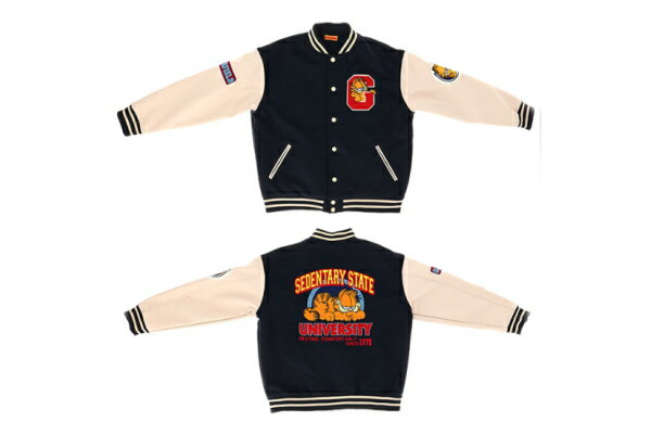 ガーフィールド スタジャンL レスティングガーフィールド アメキャラ アニメ アウター ジャンパー 服 レディース メンズ 男女兼用 ファッション 雑貨 グッズ...