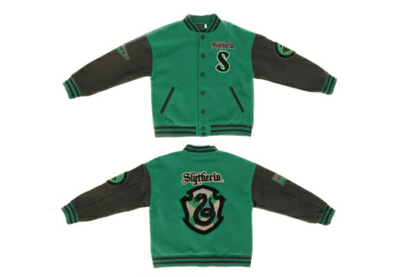 ハリー・ポッター スタジャン3L ロゴ スリザリン 映画 アウター ジャンパー 服 メンズ 男性 ファッション 雑貨 グッズ かわいい