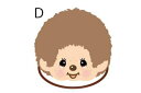 【モンチッチ】フェイスヘアゴム【スウィートブラウン】【髪留め】【髪飾り】【ゴム】【髪の毛】【ヘアアクセサリー】【ヘアアイテム】【雑貨】【グッズ】【かわいい】