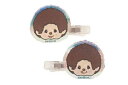 【日本製】【モンチッチ】オーロラアクリルクリップ【モンチッチくん】【髪留め】【髪の毛】【ヘアクリップ】【ヘアアクセサリー】【ヘアアイテム】【2個入り】【2個セッ...