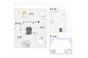 【セット商品】【10冊入り】【日本製】【オリジナル】ミニメモ【リボンちらし】【ゆるわん×ゆるにゃー】【犬】【ネコ】【動物】【アニマル】【メモ帳】【文房具】【雑貨】【グッズ】【かわいい】(3)