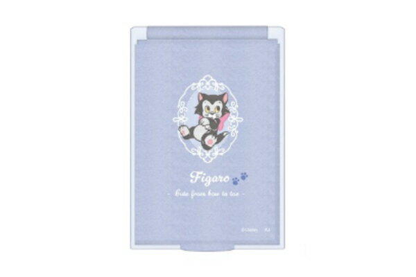 【日本製】 ディズニーキャラクター カードミラーS フィガロ ネコの日 映画 アニメ 鏡 かがみ 手鏡 ミニミラー 折りたたみ コスメ 化粧 メイク 雑貨 グ...