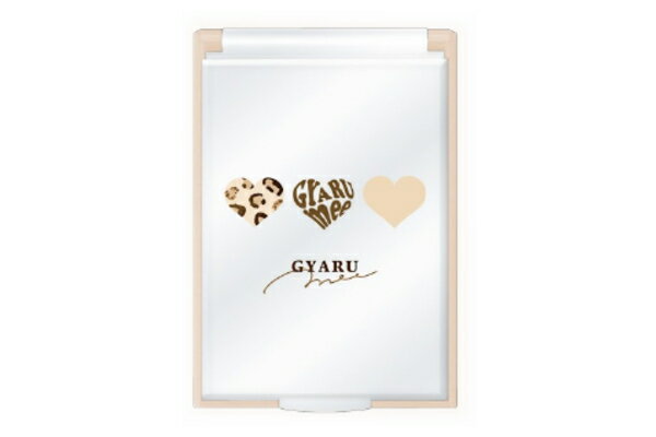 セット商品 3個入り 【日本製】 オリジナル カードミラーS Leopa GYARU mee レオパード ヒョウ柄 鏡 かがみ 手鏡 ミニミラー 折りたたみ ...