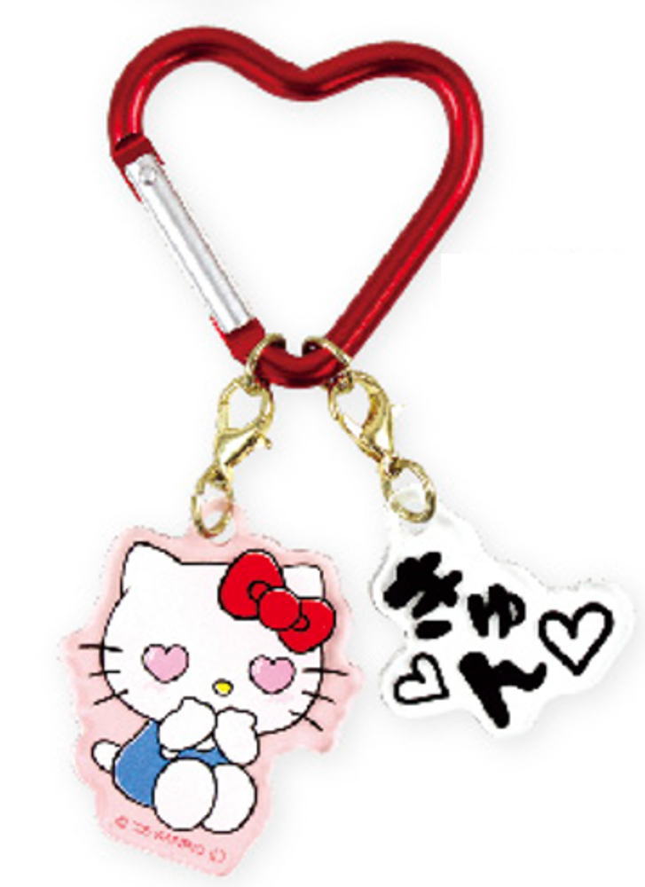 サンリオキャラクターズ オノマトペ2チャームキーホルダーハローキティ キーホルダー キーリング チャーム 鍵 推し 推し活 雑貨 グッズ かわいい