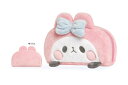 【サンリオキャラクターズ×もちもちぱんだ】ぬいぐるみペンポーチ【もちもちぱんだ×マイメロディ】【もちぱん】【コラボ】【ケース】【ペン入れ】【筆箱】【収納】【文房...