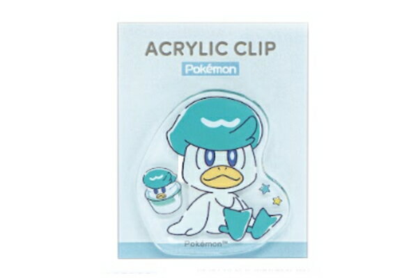 【送料無料】　ポケットモンスター　ダイカットアクリルクリップクワッス　ポケモン　ゲーム　アニメ　..
