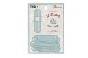 【送料無料】【セット商品】【10個入り】【日本製】【オリジナル】エコリップス【ブルー】【青】【牡蠣殻】【クリップ】【留め】【文房具】【学校】【勉強】【雑貨】【グッズ】【かわいい】(3)