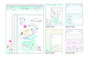 【セット商品】【6冊入り】【オリジナル】マイセレクトレターセット【ちんまりしまえなが】【かわいいとり】【レター】【手紙】【お手紙】【便箋】【文房具】【雑貨】【グ...