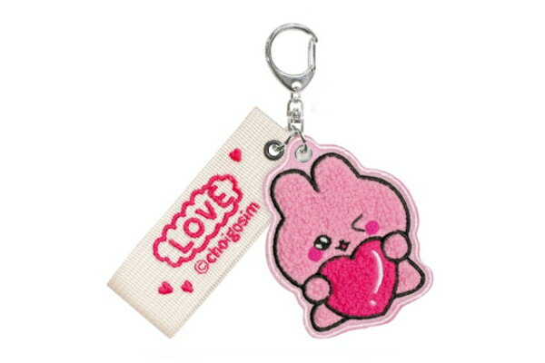 【送料無料】 チェゴシム サガラキーホルダーLOVE ウサゴシム 動物 アニマル 韓国 キャラクター キーリング チャーム 鍵 雑貨 グッズ かわいい