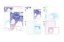 【セット商品】【6冊入り】【日本製】【オリジナル】ソーメニーレターセット【夜空】【ふあみい】【動物】【アニマル】【レター】【手紙】【お手紙】【便箋】【文房具】【...
