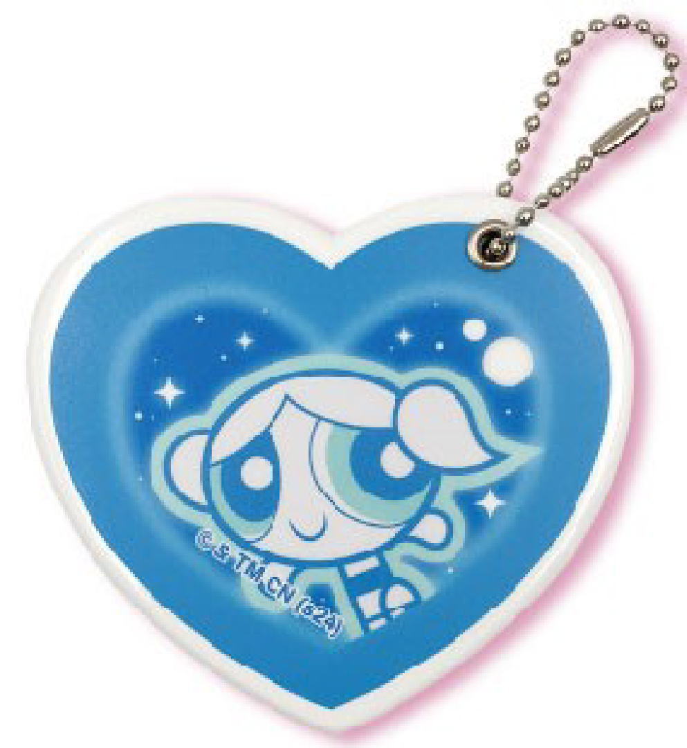 【送料無料】 【日本製】 パワーパフガールズ ハート型ミラーバブルス パワパフ アニメ アメキャラ かがみ 鏡 キーホルダー キーリング 雑貨 グッズ かわいい