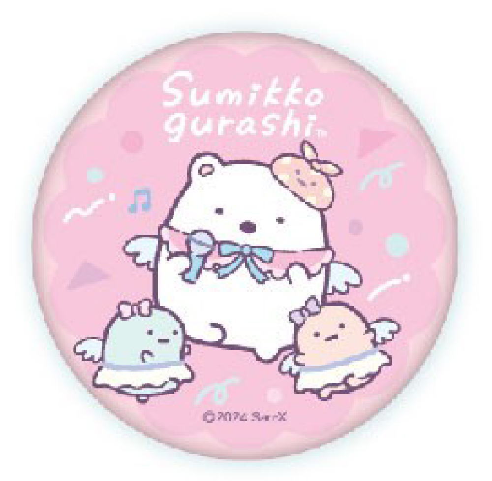 【日本製】 すみっコぐらし 缶ミラーピンク 天使な海老天アイドル すみっこぐらし サンエックス ゆるキャラ かがみ 鏡 コスメ 化粧 メイク 雑貨 グッズ か...