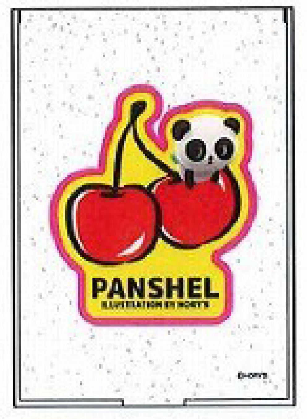 【送料無料】 パンシェル ミラーチェリー パンダ 動物 アニマル かがみ 鏡 コスメ 化粧 メイク 雑貨 グッズ かわいい