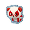 【日本製】【パンシェル】ステッカー【4】【パンデビ】【パンシェルズワールド】【パンダ】【動物】【アニマル】【シール】【文房具】【雑貨】【グッズ】【かわいい】