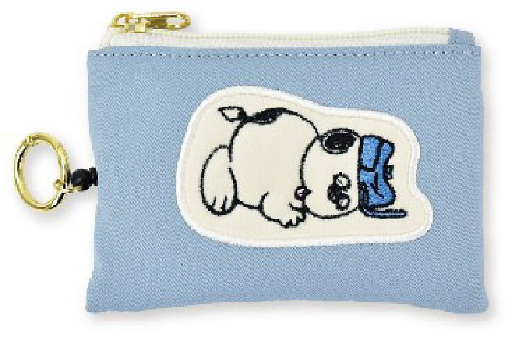 【送料無料】【スヌーピー】【SNOOPY】リール付パスポーチ【ブルー】【青】【オラフ】【アップリケ】【ピーナッツ】【ウッドストック】【ケース】【定期入れ】【カード入れ】【鍵入れ】【収納】【雑貨】【グッズ】【かわいい】