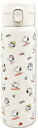 【スヌーピー】【SNOOPY】ステンレスワンプッシュボトル【480ml】【フェイスパターン】【ピーナッツ】【ウッドストック】【すぬーぴー】【水筒】【すいとう】【...